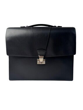 Cartier Tradition Business Bag Leather Black